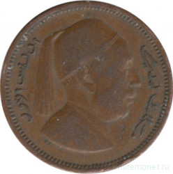 Монета. Ливия. 1 миллим 1952 год.