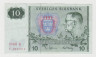 Банкнота. Швеция. 10 крон 1968 год. ав.