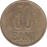 Монета. Румыния. 50 бань 2005 год. рев.