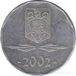 Монета. Румыния. 5000 лей 2002 год.