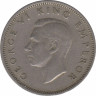 Монета. Новая Зеландия. 1 шиллинг 1947 год. рев.