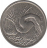 Монета. Сингапур. 5 центов 1975 год. рев.