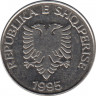 Монета. Албания. 5 лек 1995 год. ав.