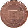  Монета. Мальта. 5 центов 2008 год. ав.