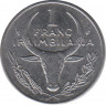 Монета. Мадагаскар. 1 франк 1993 год. рев.