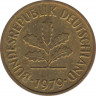 Монета. ФРГ. 5 пфеннигов 1979 год. Монетный двор - Карлсруэ (G). ав.