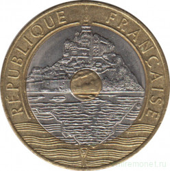 Монета. Франция. 20 франков 1992 год.