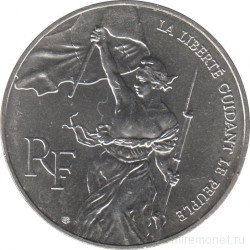 Монета. Франция. 100 франков 1993 год. 200 лет Лувру. "Свобода, ведущая народ".