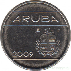 Монета. Аруба. 10 центов 2009 год.