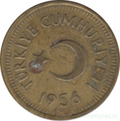 Монета. Турция. 10 курушей 1956 год.