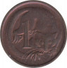 Монета. Австралия. 1 цент 1972 год. рев.