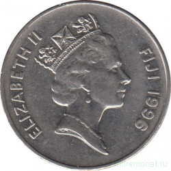 Монета. Фиджи. 20 центов 1996 год.