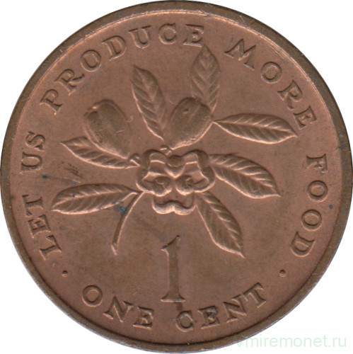 Монета. Ямайка. 1 цент 1972 год. ФАО.