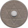 Монета. Британская Западная Африка. 1 пенни 1945 год. (KN). ав.