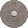 Монета. Британская Западная Африка. 1 пенни 1945 год. (KN). рев.