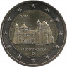 Аверс. Монета. Германия. 2 евро 2014 год. Нижняя Саксония (А).