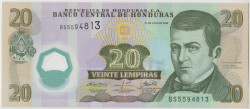 Банкнота. Гондурас. 20 лемпир 2008 год. Тип 95 (2).