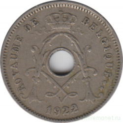 Монета. Бельгия. 5 сантимов 1922 год. BELGIQUE.