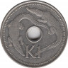 Монета. Папуа - Новая Гвинея. 1 кина 2002 год. рев.