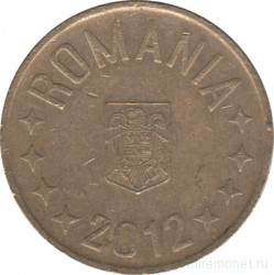 Монета. Румыния. 50 бань 2012 год.