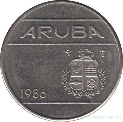 Монета. Аруба. 10 центов 1986 год.