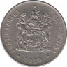 Монета. Южно-Африканская республика (ЮАР). 50 центов 1970 год. ав.