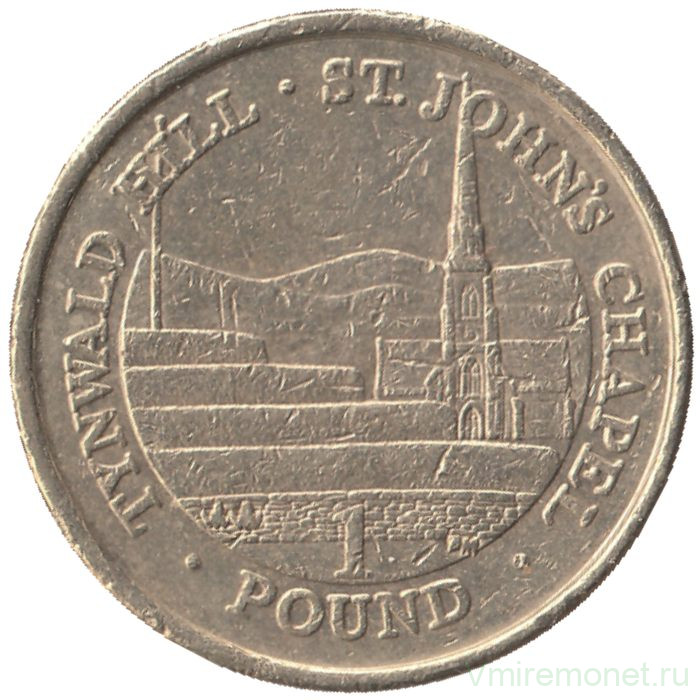 Монета. Остров Мэн. 1 фунт 2006 год. АА.