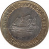 Монета. Гибралтар. 2 фунта 2005 год. Трафальгарская битва 1805. ав.