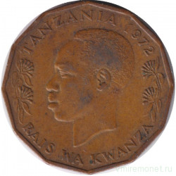 Монета. Танзания. 5 центов 1972 год.