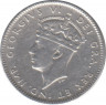 Монета. Ньюфаундленд. 10 центов 1947 год. рев.