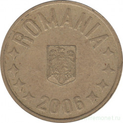 Монета. Румыния. 50 бань 2006 год.