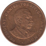 Монета. Кения. 10 центов 1995 год. рев.