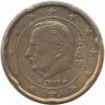 Монета. Бельгия. 20 центов 2009 год.