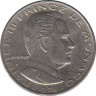 Монета. Монако. 1/2 франка 1978 год. ав.