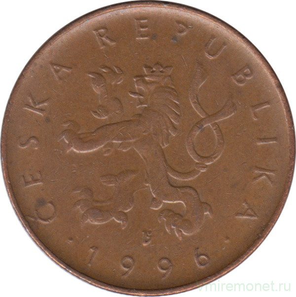 Монета. Чехия. 10 крон 1996 год.