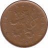Монета. Чехия. 10 крон 1996 год. ав.