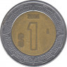 Монета. Мексика. 1 песо 2006 год. ав.