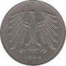 Монета. ФРГ. 5 марок 1984 год. Монетный двор - Гамбург (J). ав.