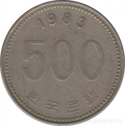 Монета. Южная Корея. 500 вон 1983 год. 