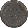 Монета. Финляндия. 25 пенни 1944 год.