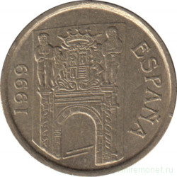 Монета. Испания. 5 песет 1999 год. Мурсия.