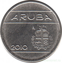 Монета. Аруба. 5 центов 2010 год.