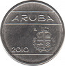Монета. Аруба. 5 центов 2010 год. ав.