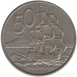 Монета. Новая Зеландия. 50 центов 2002 год. 