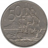 Монета. Новая Зеландия. 50 центов 2002 год. 