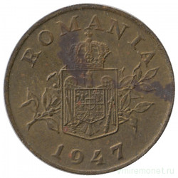 Монета. Румыния. 1 лей 1947 год.