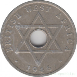 Монета. Британская Западная Африка. 1 пенни 1946 год. (H).
