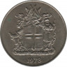 Монета. Исландия. 10 крон 1978 год. ав.
