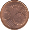 Монета. Словакия. 5 центов 2009 год. рев.