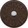 Монета. Дания. 5 эре 1928 год. ав.